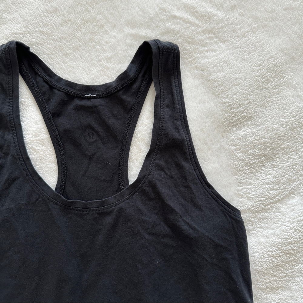 LULULEMON RACERBACK TANK WOMENS  SIZE 6 BLACK - Picture 10 of 15